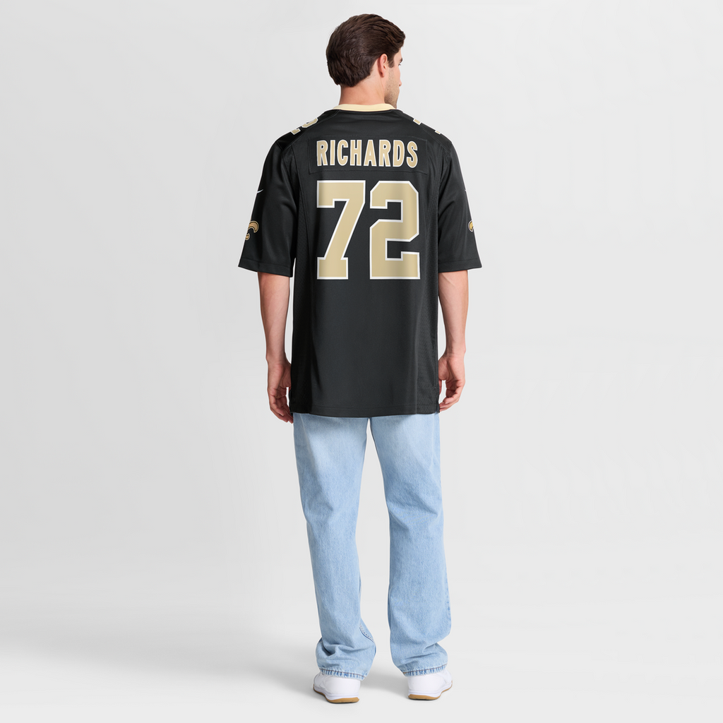 Asim Richards New Orleans Saints Game Jersey - Black