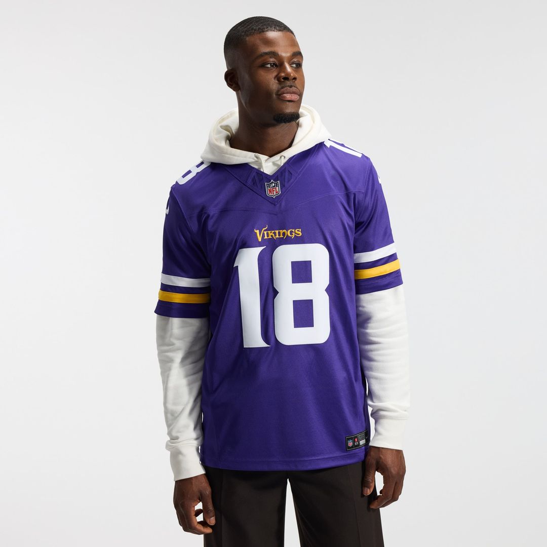 Justin Jefferson Minnesota Vikings Alternate Vapor F.U.S.E. Stitched Limited Jersey - White