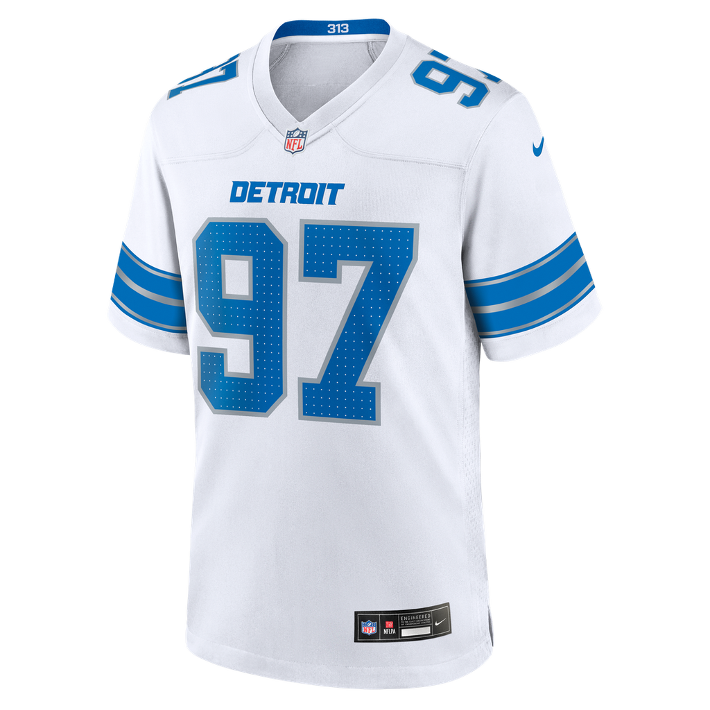 Aidan Hutchinson Detroit Lions Game Jersey - Blue