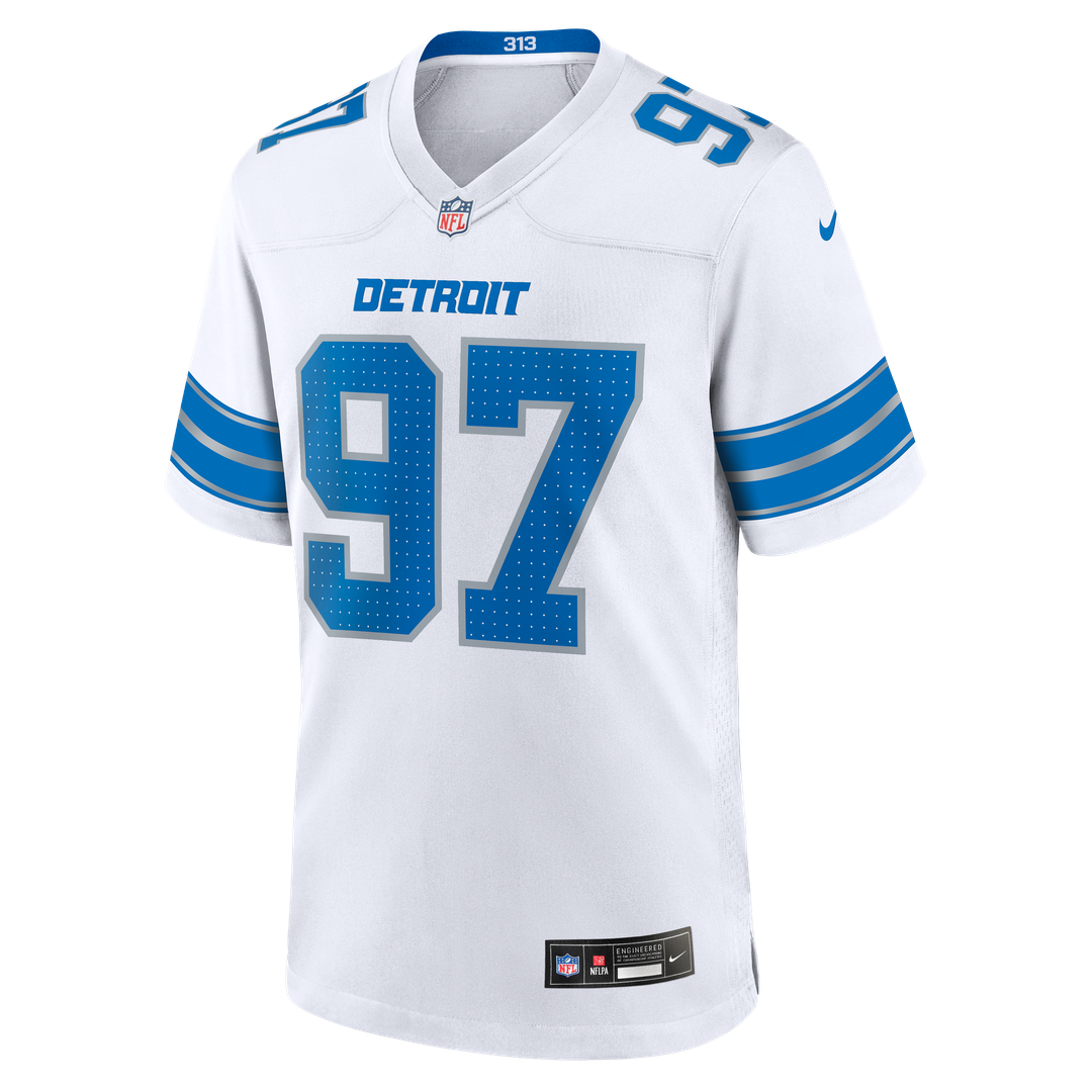 Aidan Hutchinson Detroit Lions Game Jersey - White