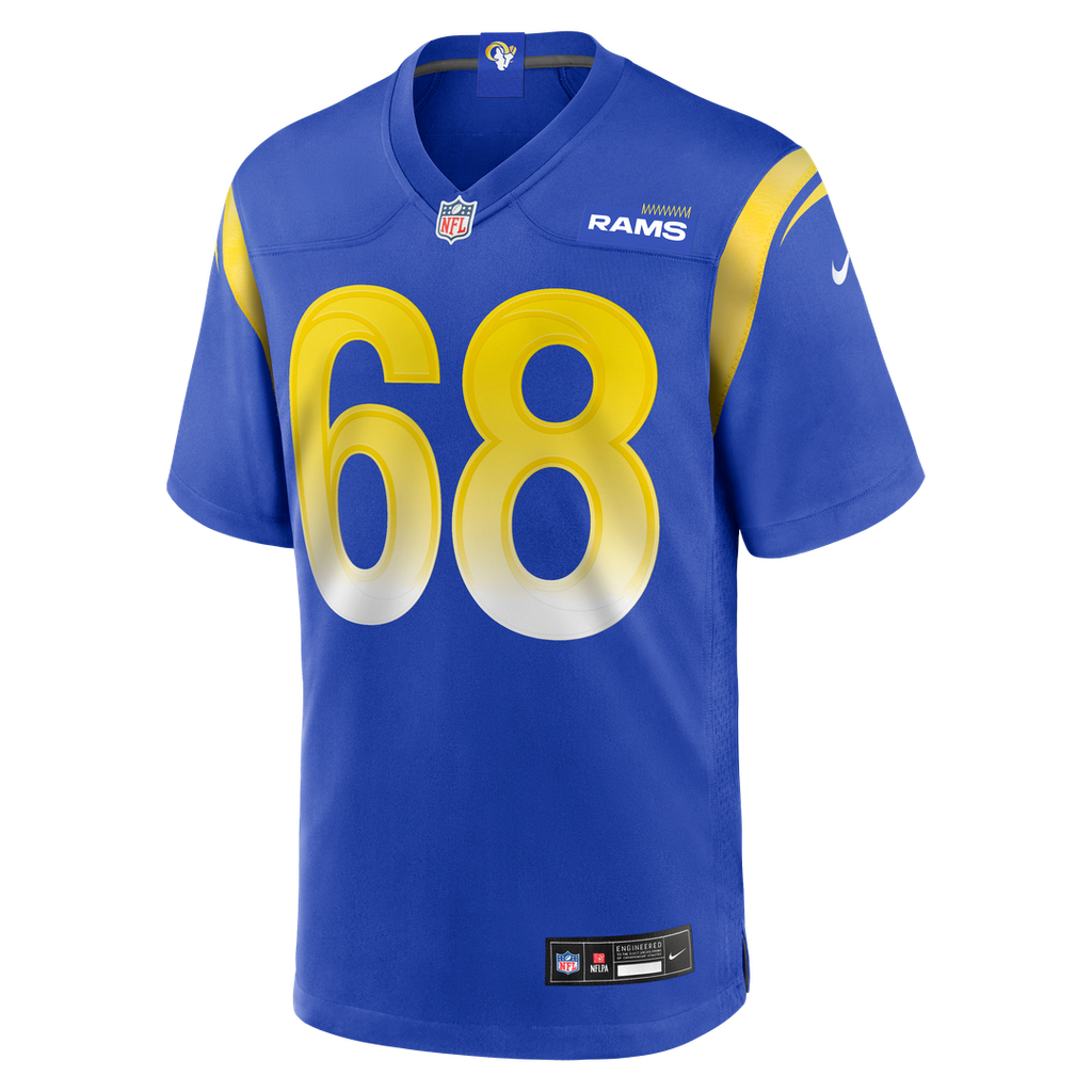 Mike McAllister Los Angeles Rams Home Game Jersey - Royal Blue