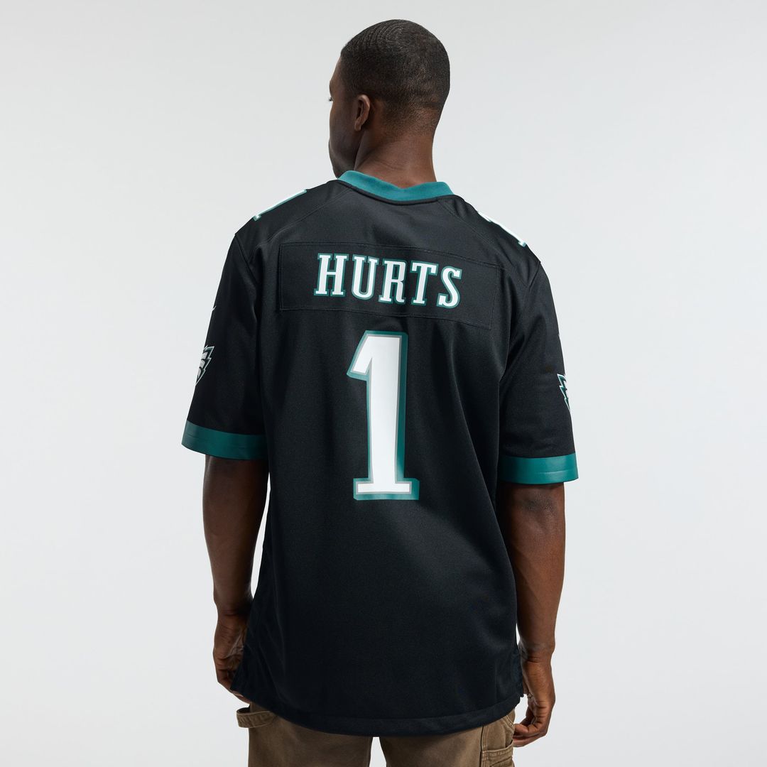 Jalen Hurts Philadelphia Eagles Game Jersey - Midnight Green