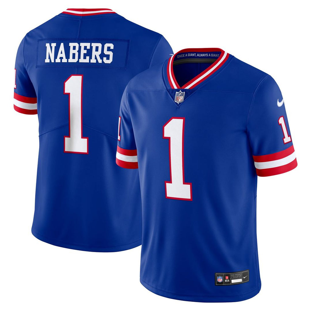 Malik Nabers New York Giants Alternate 2 Legacy Vapor Untouchable Limited Jersey - Royal Blue