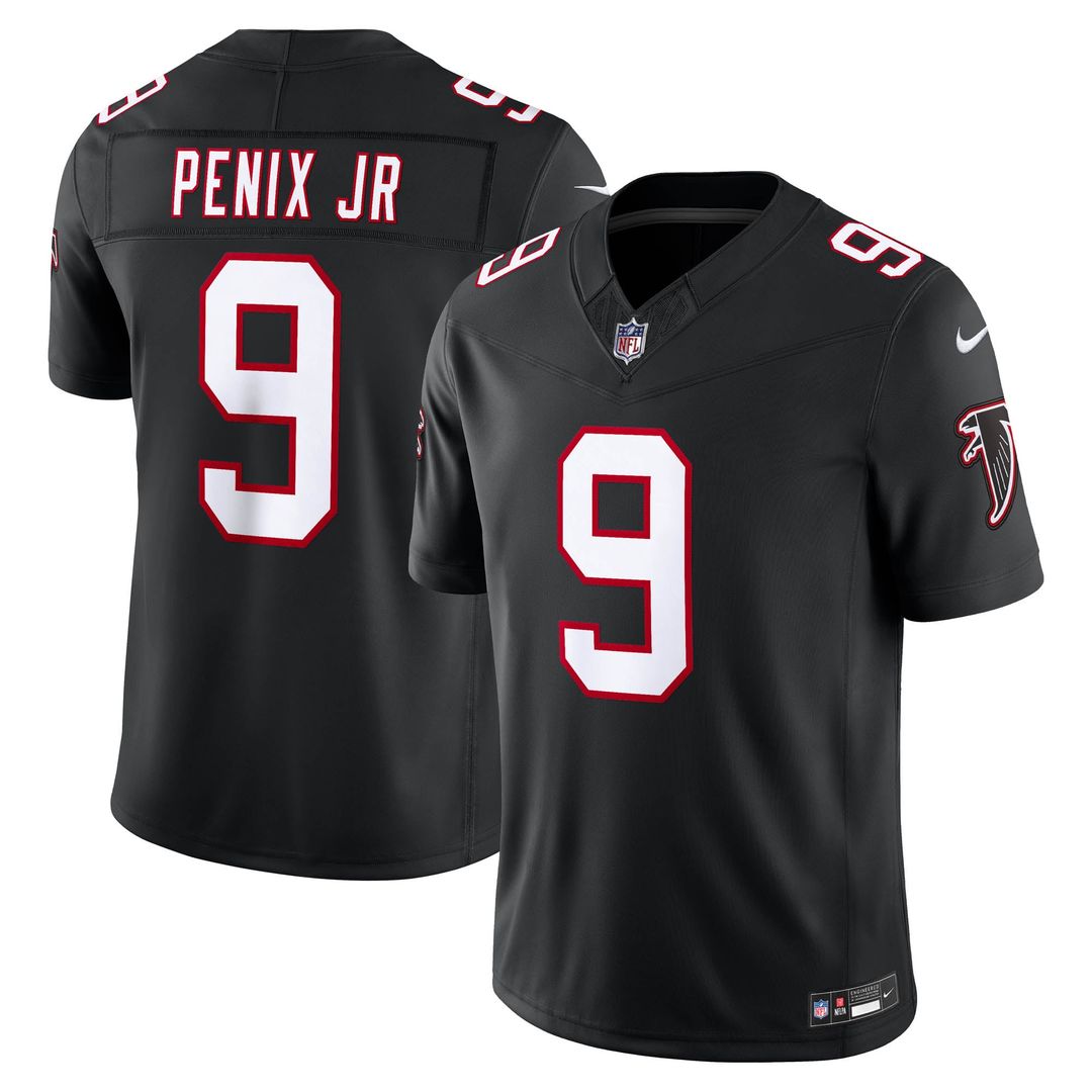 Michael Penix Jr. Atlanta Falcons Vapor F.U.S.E. Stitched Limited Jersey - Red