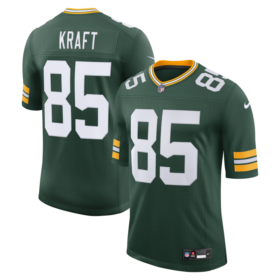Tucker Kraft Green Bay Packers Vapor Untouchable Stitched Limited Jersey - Green