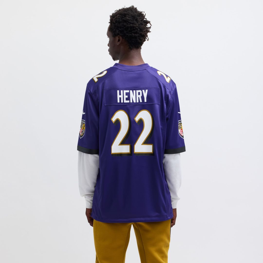 Derrick Henry Baltimore Ravens Game Jersey - Purple