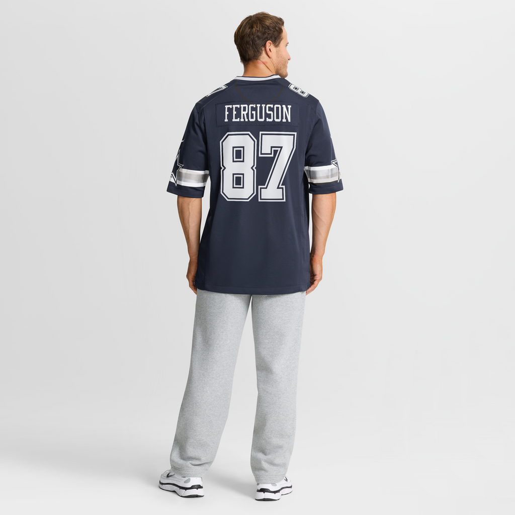 Jake Ferguson Dallas Cowboys Game Jersey - Navy
