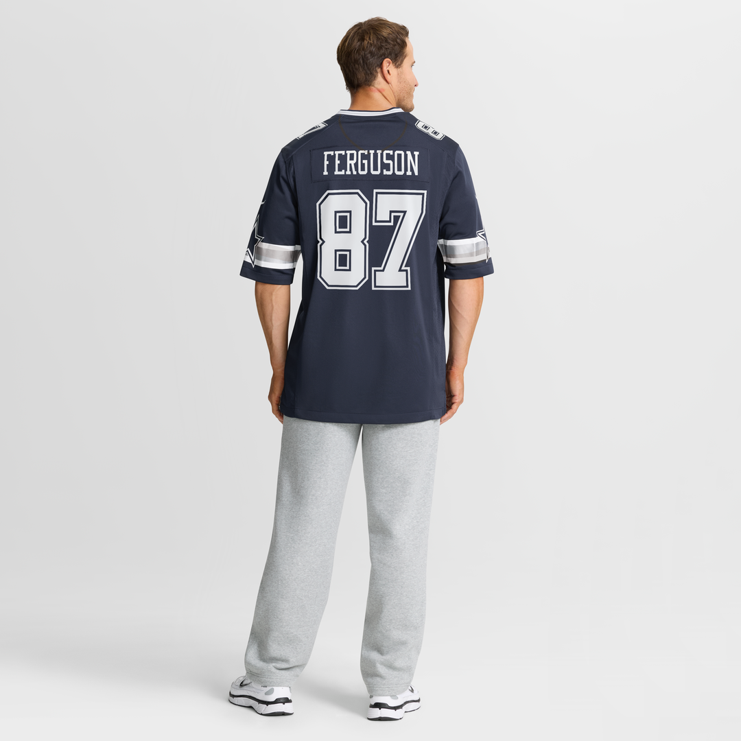 Jake Ferguson Dallas Cowboys Game Jersey - Navy