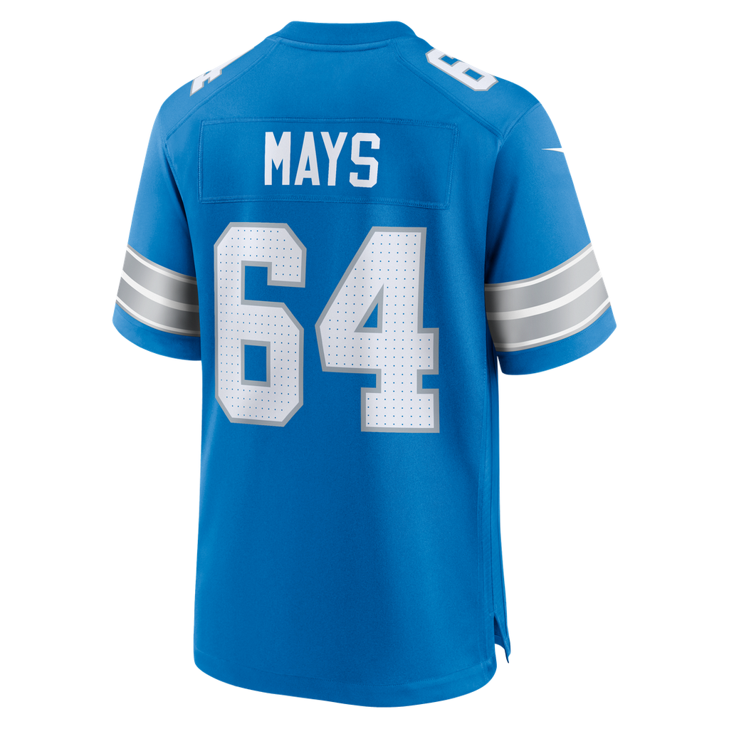Cade Mays Detroit Lions Game Jersey - Blue