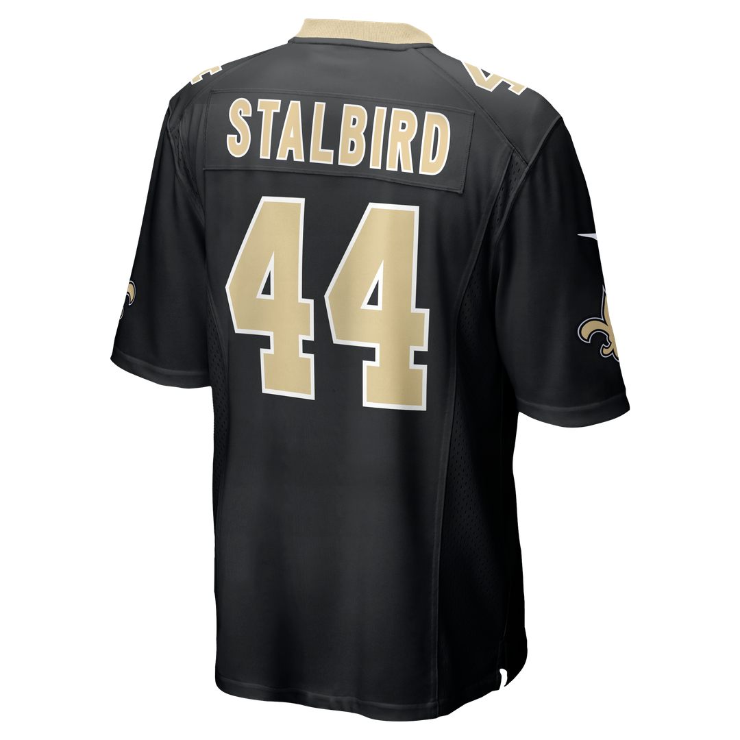 Isaiah Stalbird New Orleans Saints Game Jersey - Black