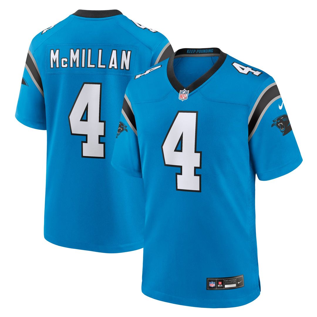 Tetairoa McMillan Carolina Panthers Game Jersey - Black