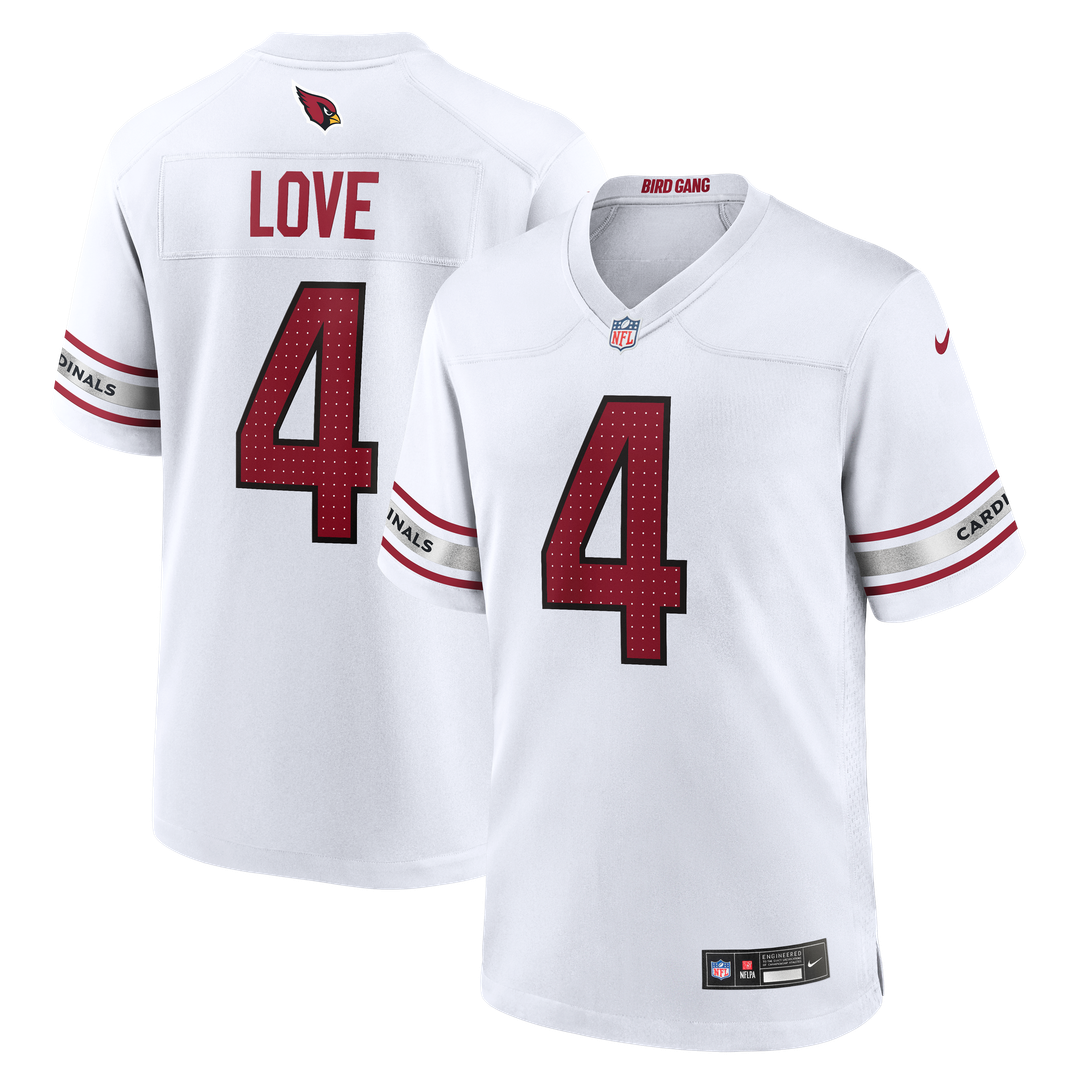 Jeremiyah Love Arizona Cardinals Game Jersey - White