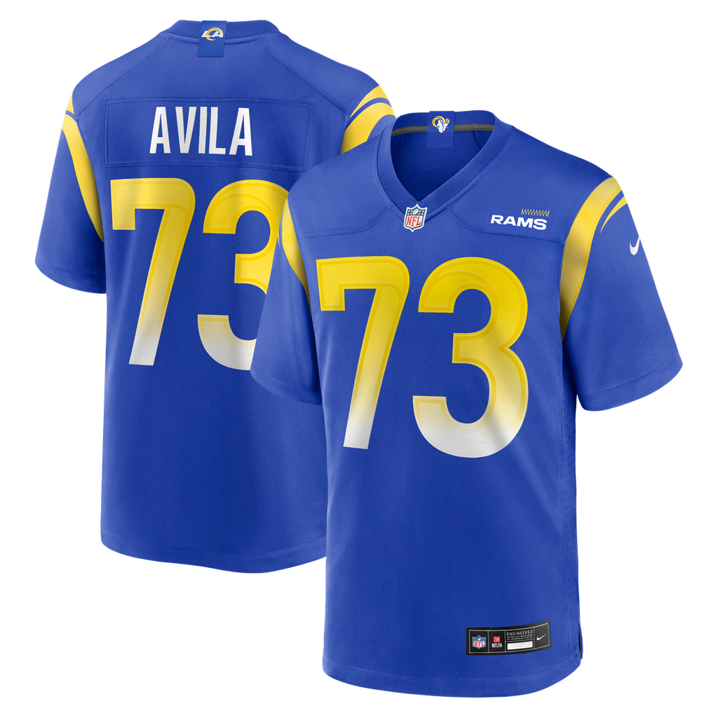 Steve Avila Los Angeles Rams Home Game Jersey - Royal Blue