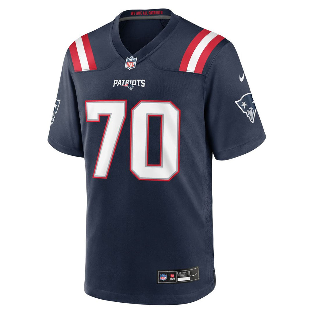 Greg Van Roten New England Patriots Game Jersey - Navy