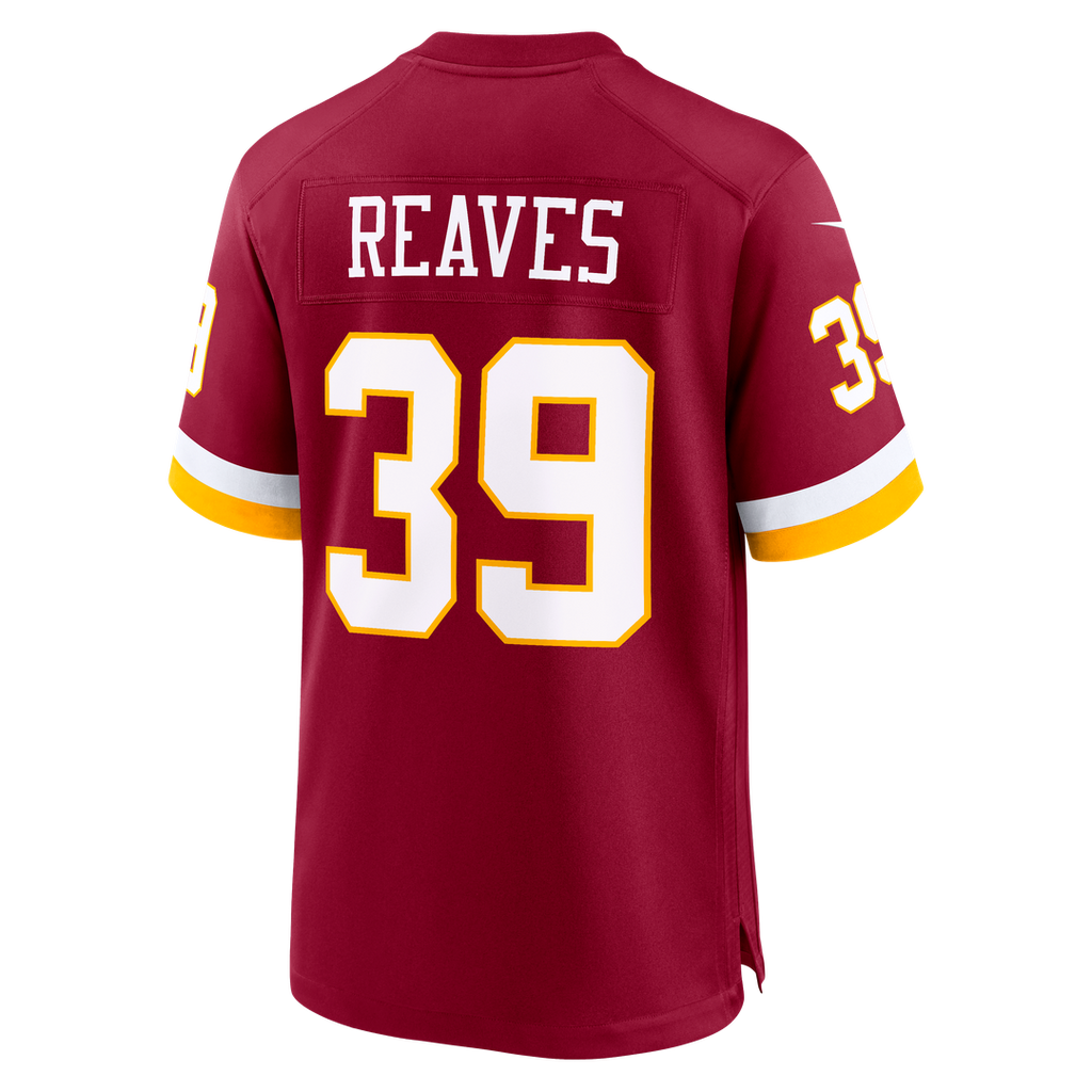 Jeremy Reaves Washington Commanders Hail Raiser Alternate Game Jersey - Black