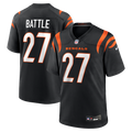Jordan Battle Cincinnati Bengals Game Jersey - Black