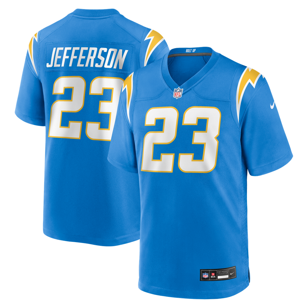 Tony Jefferson Los Angeles Chargers Game Jersey - Powder Blue