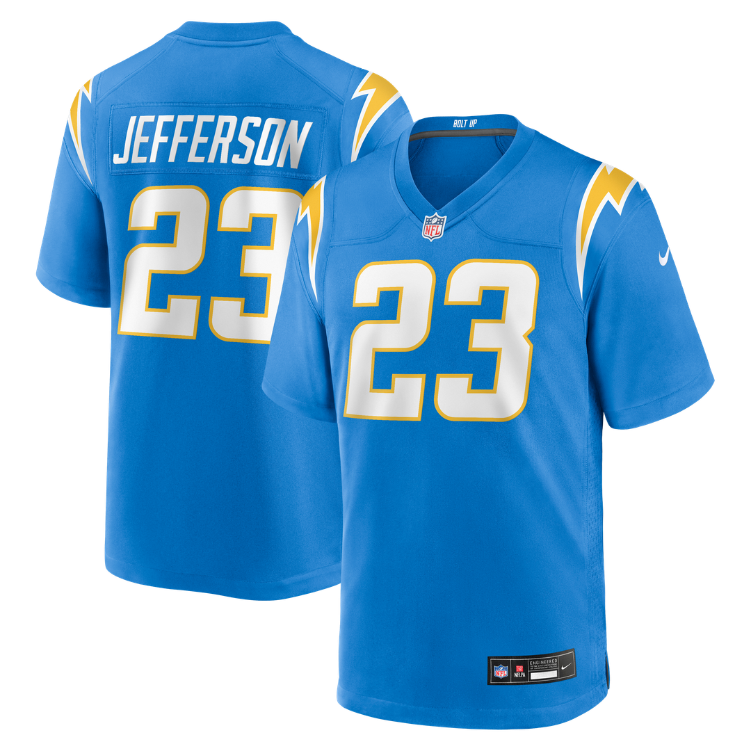 Tony Jefferson Los Angeles Chargers Game Jersey - Powder Blue