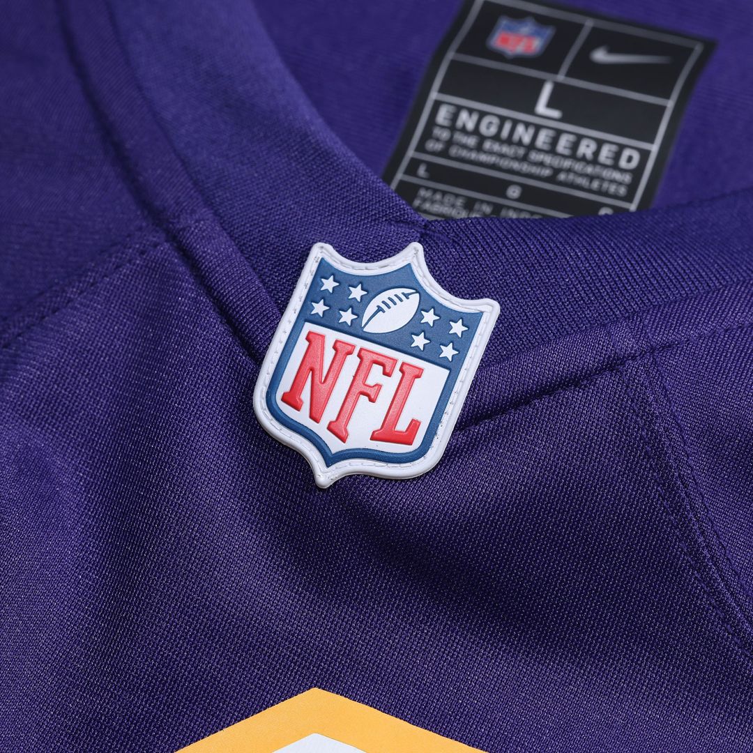 Jim Marshall Minnesota Vikings Alternate Game Jersey - Purple