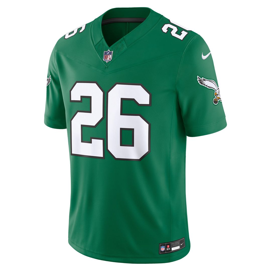 Saquon Barkley Philadelphia Eagles Alternate Vapor F.U.S.E. Stitched Limited Jersey - Kelly Green