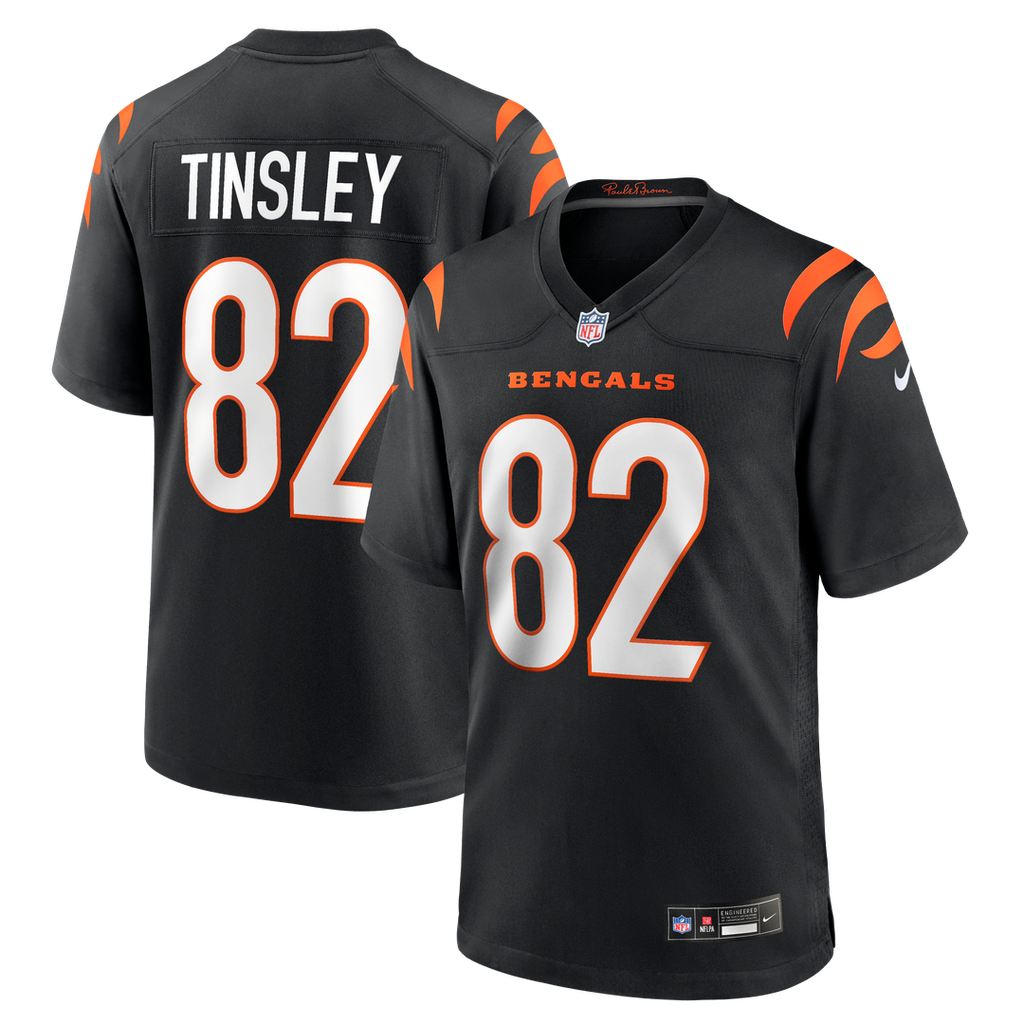 Mitchell Tinsley Cincinnati Bengals Game Jersey - Black