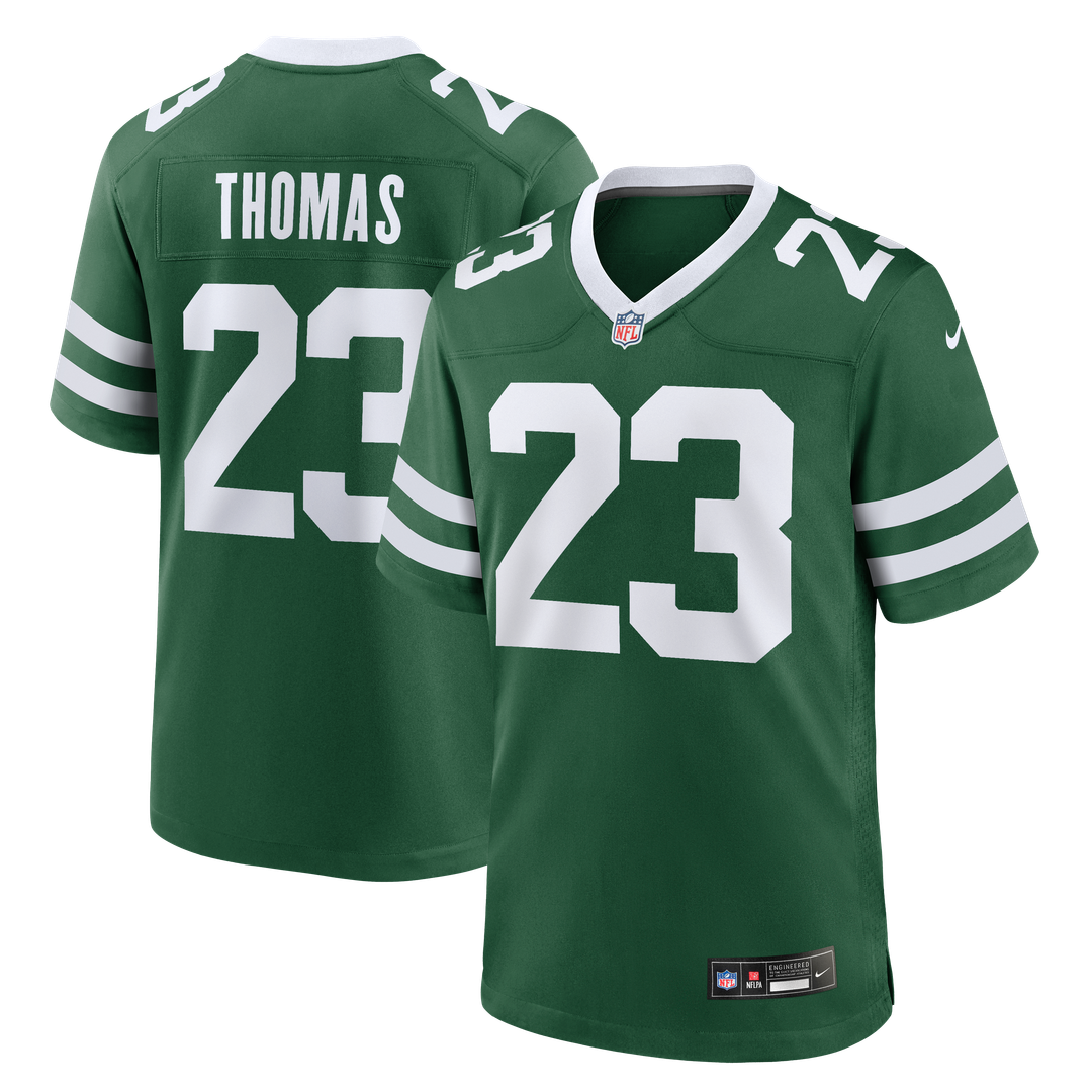 Azareye'h Thomas New York Jets Game Jersey - Legacy Green