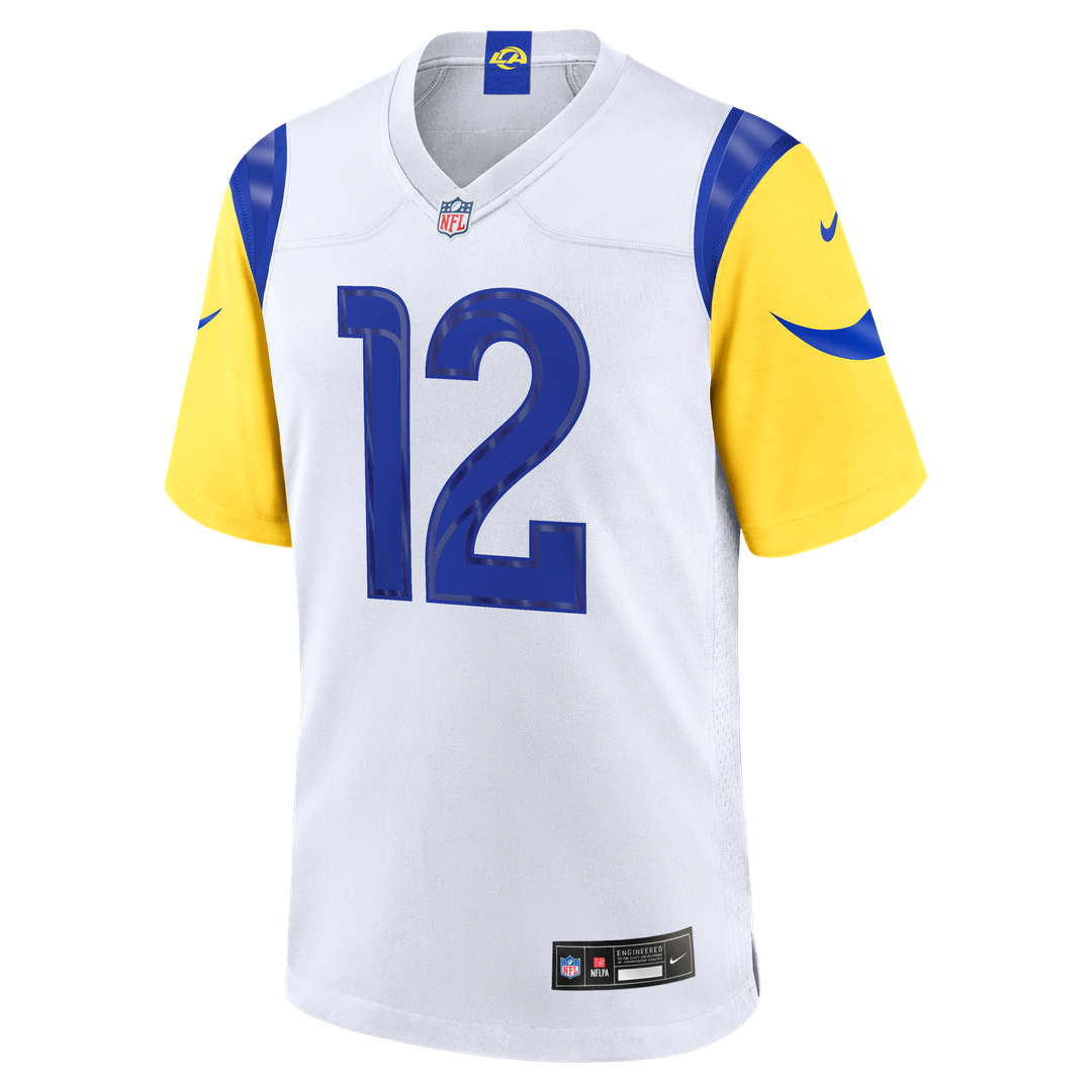 Puka Nacua Los Angeles Rams White Game Jersey - White