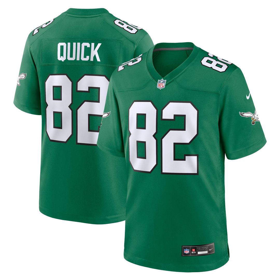 Mike Quick Philadelphia Eagles Alternate Game Jersey - Kelly Green