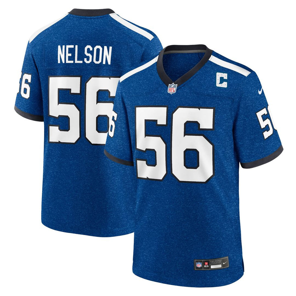 Quenton Nelson Indianapolis Colts Indiana Nights Alternate Game Jersey - Royal Blue
