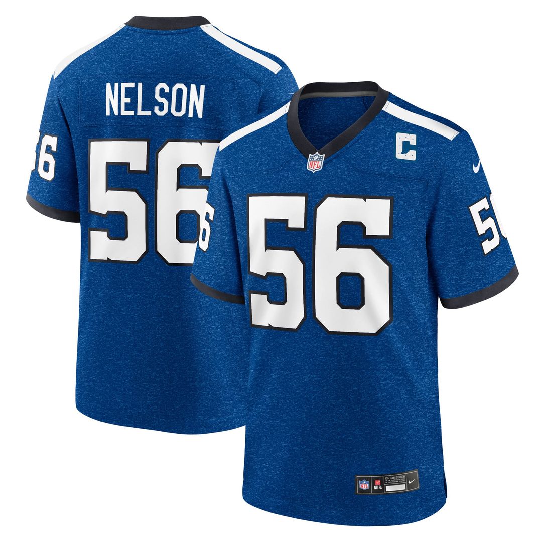 Quenton Nelson Indianapolis Colts Indiana Nights Alternate Game Jersey - Royal Blue