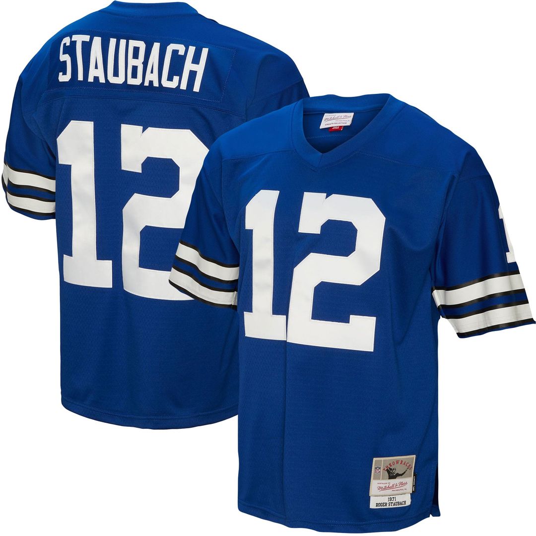 Roger Staubach Dallas Cowboys Legacy Replica Jersey - Royal Blue