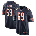 Jeremiah Martin Chicago Bears Game Jersey - Navy