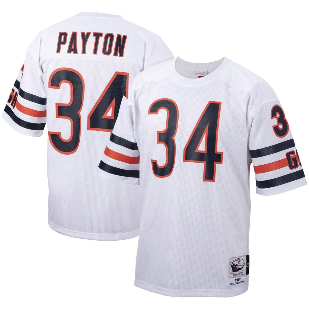 Walter Payton Chicago Bears Big & Tall 1985 Replica Jersey - White
