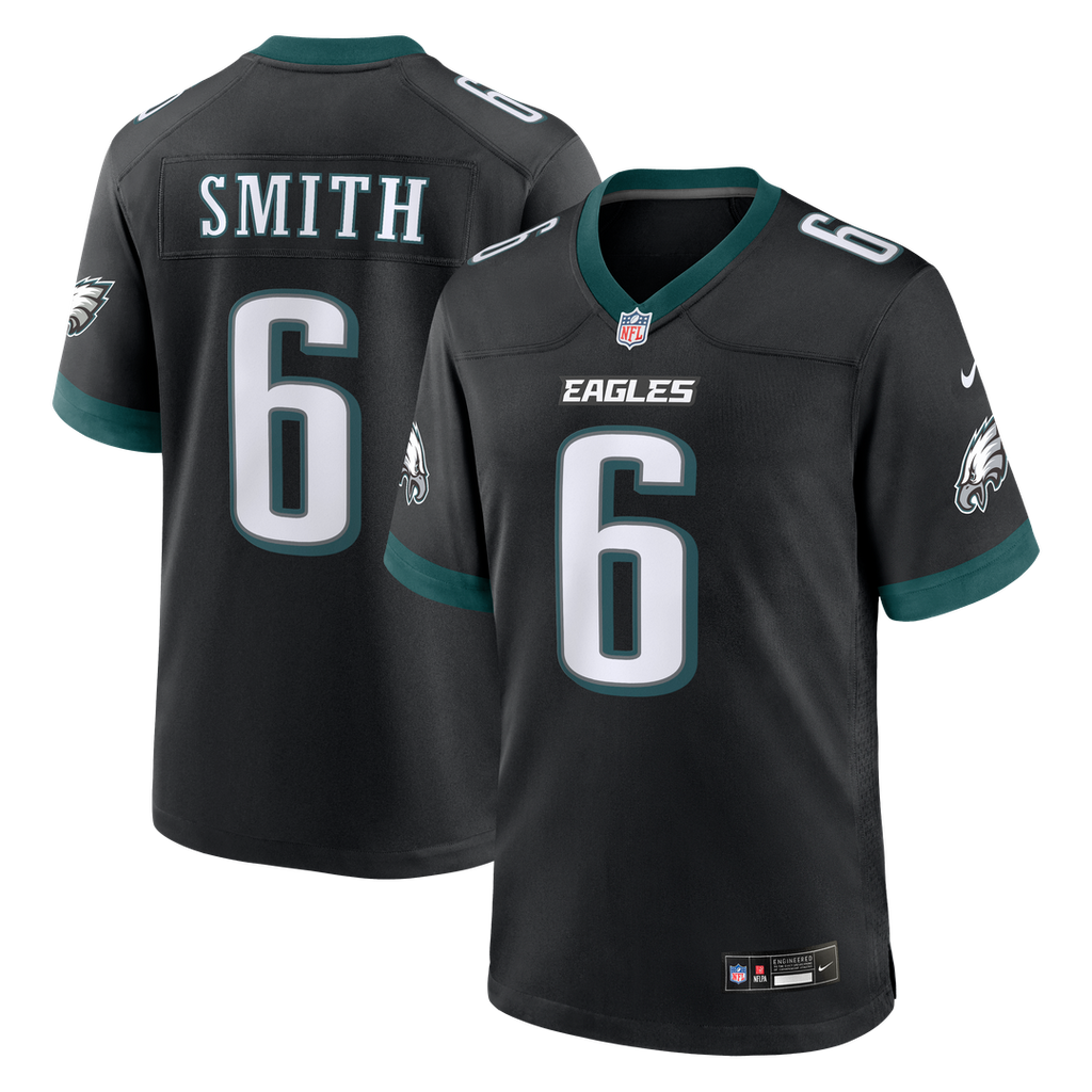 DeVonta Smith Philadelphia Eagles Alternate Game Jersey - Black
