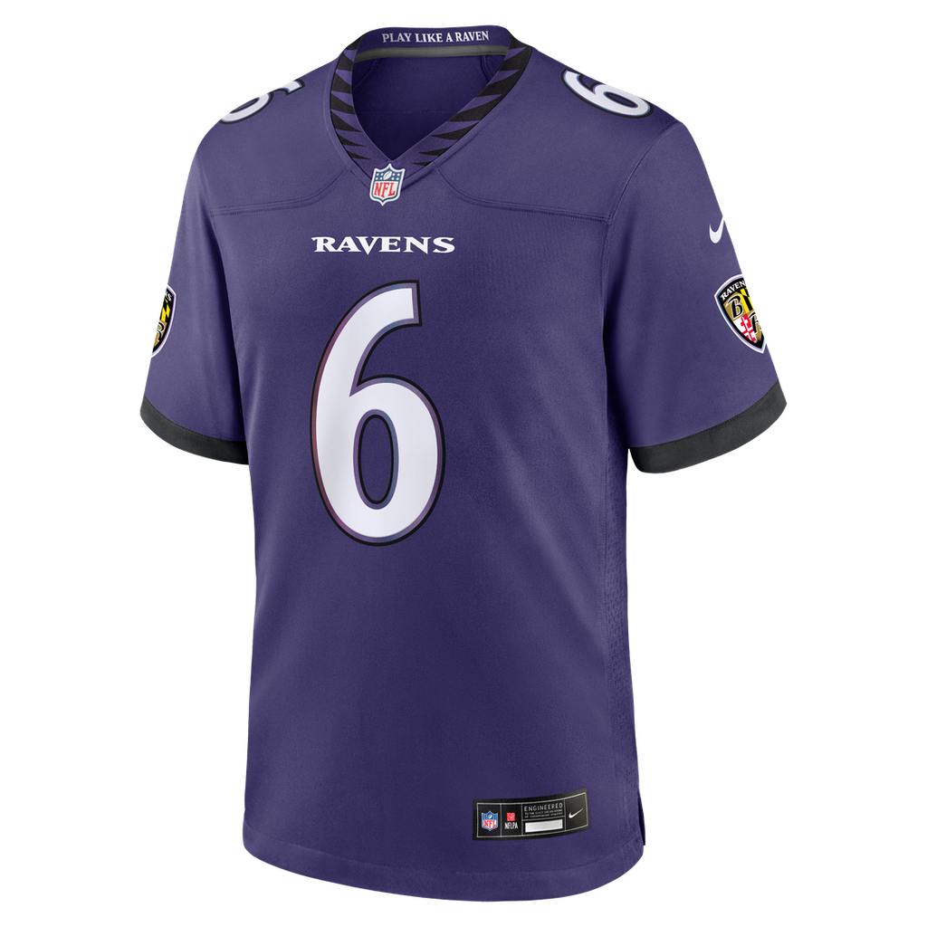 Ja'Kobi Lane Baltimore Ravens Game Jersey - Purple