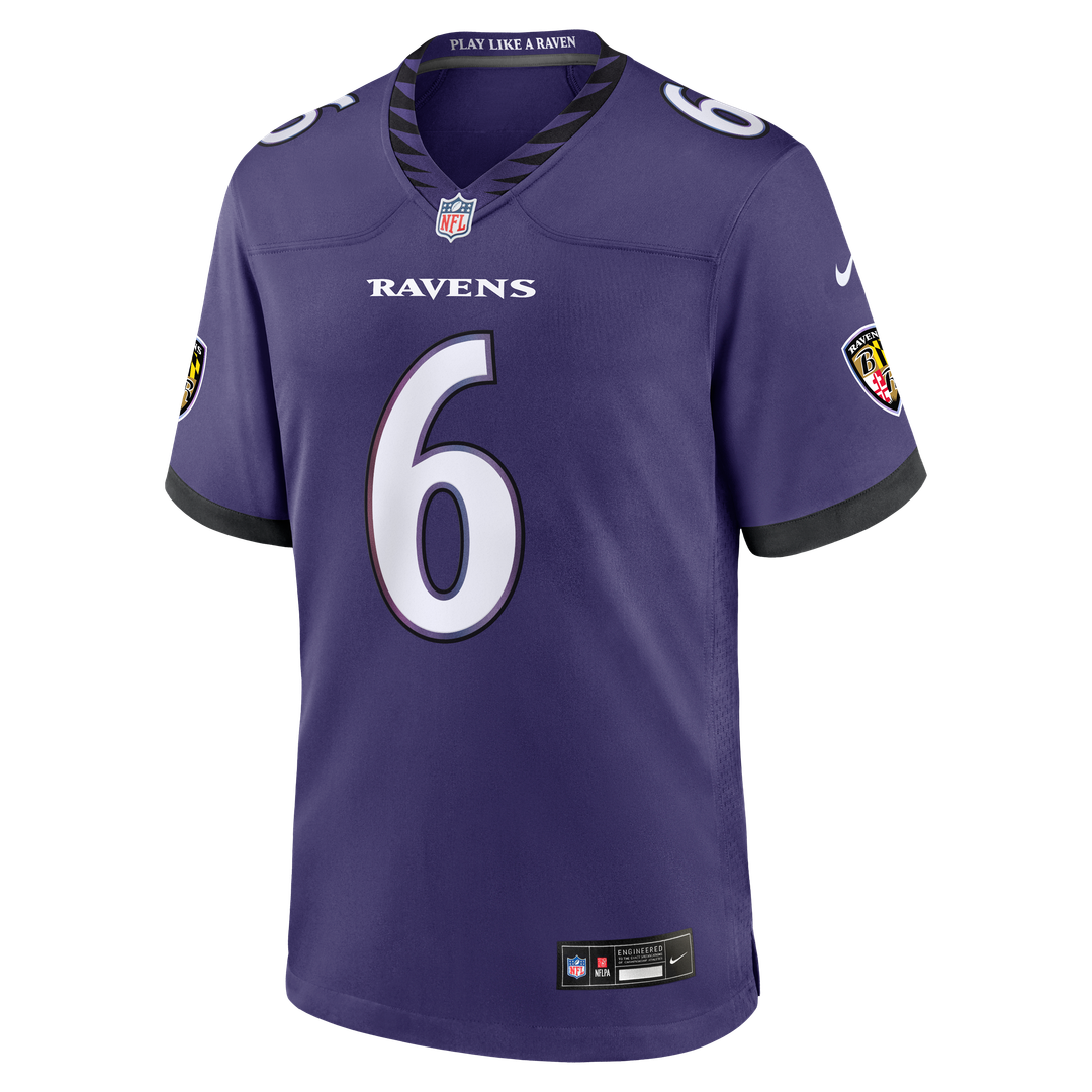 Ja'Kobi Lane Baltimore Ravens Game Jersey - Purple