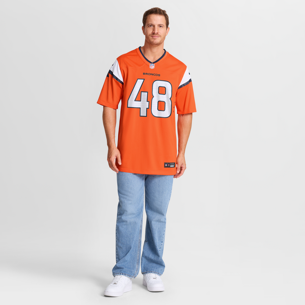 Mitchell Fraboni Denver Broncos Game Jersey - Orange