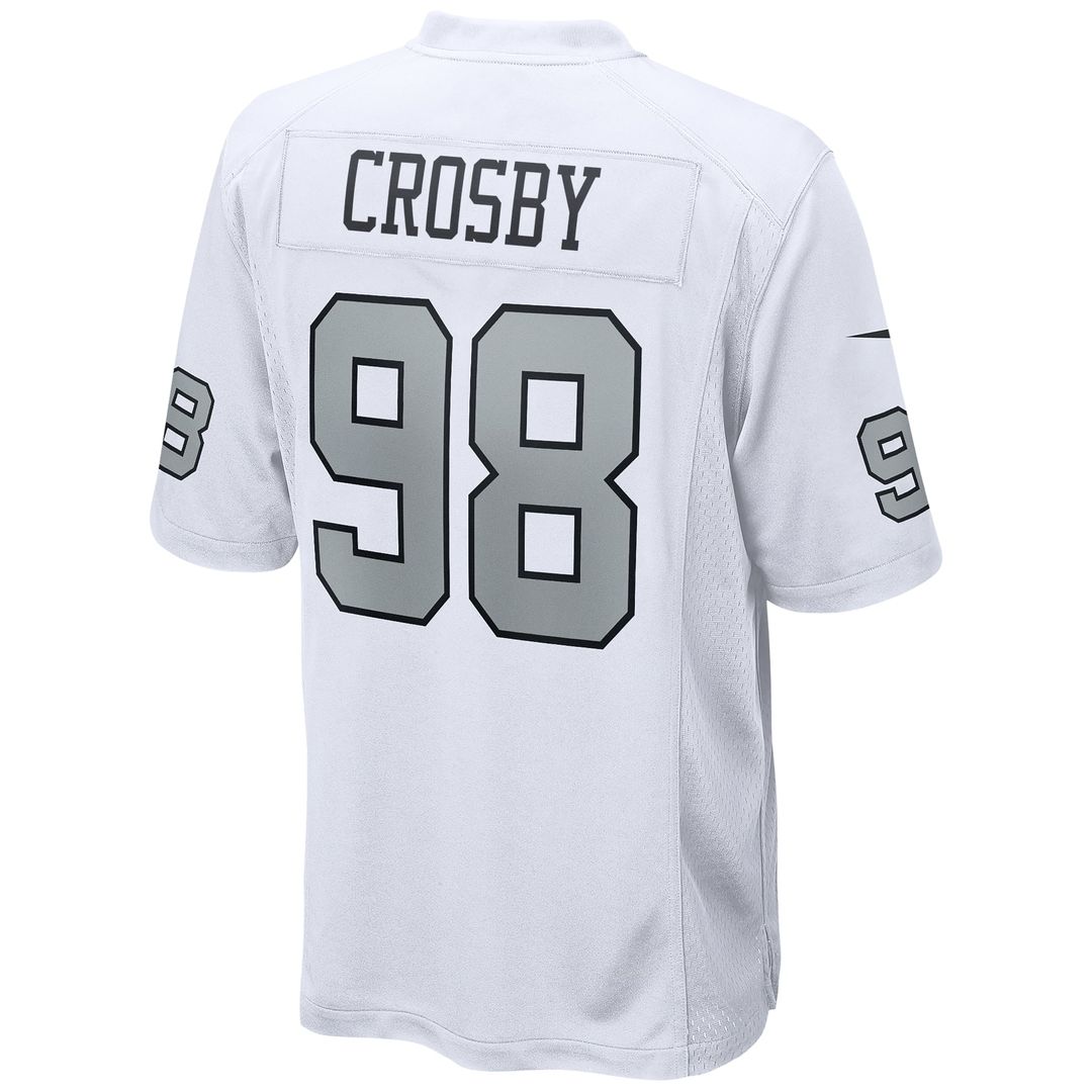 Maxx Crosby Las Vegas Raiders Alternate Game Jersey - White