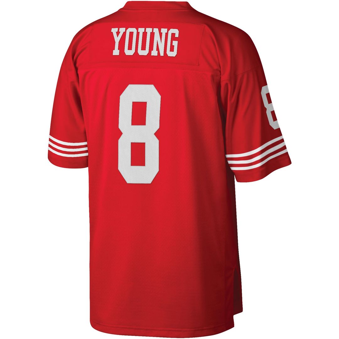 Steve Young San Francisco 49ers Legacy Replica Jersey - Scarlet