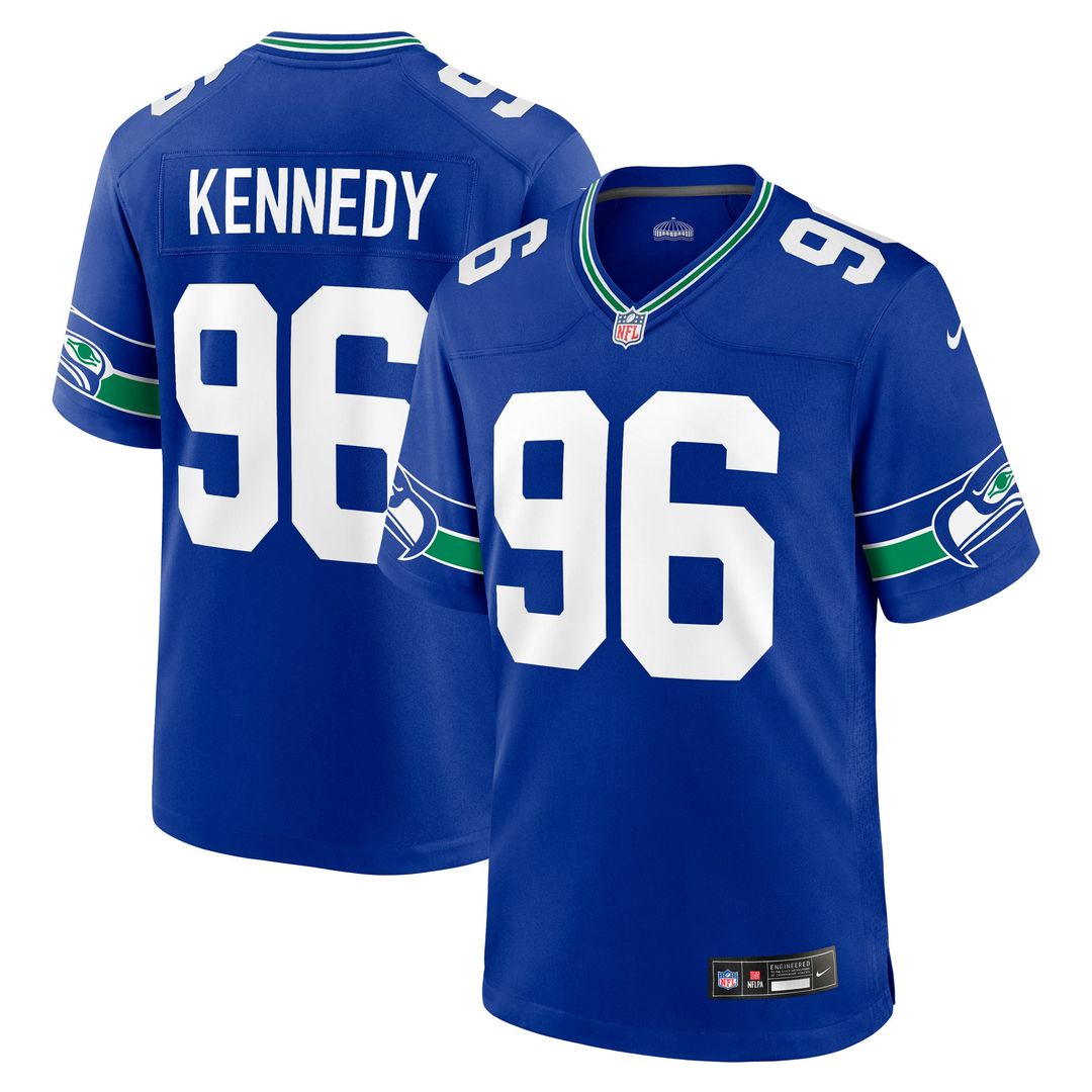 Cortez Kennedy Seattle Seahawks Alternate Game Jersey - Royal Blue