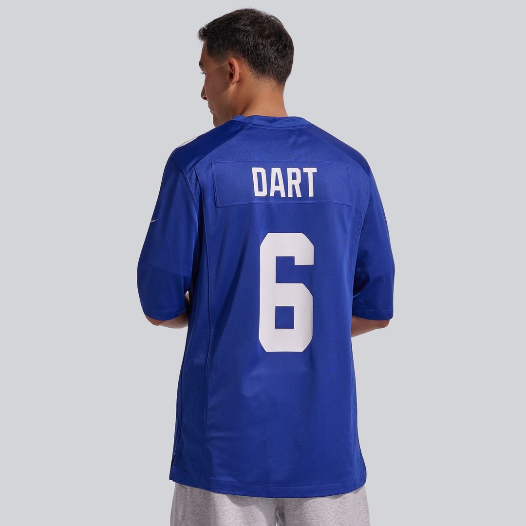 Jaxson Dart New York Giants Alternate Century Red Game Jersey - Red