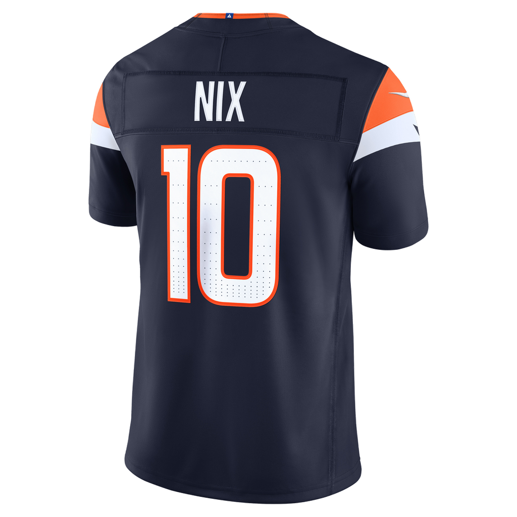 Bo Nix Denver Broncos Alternate Mile High Collection 1977 Throwback Vapor F.U.S.E. Stitched Limited Jersey - Orange