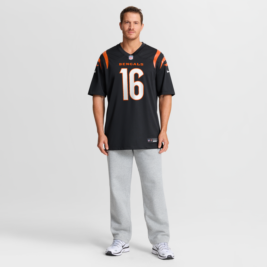 Joe Flacco Cincinnati Bengals Game Jersey - Black