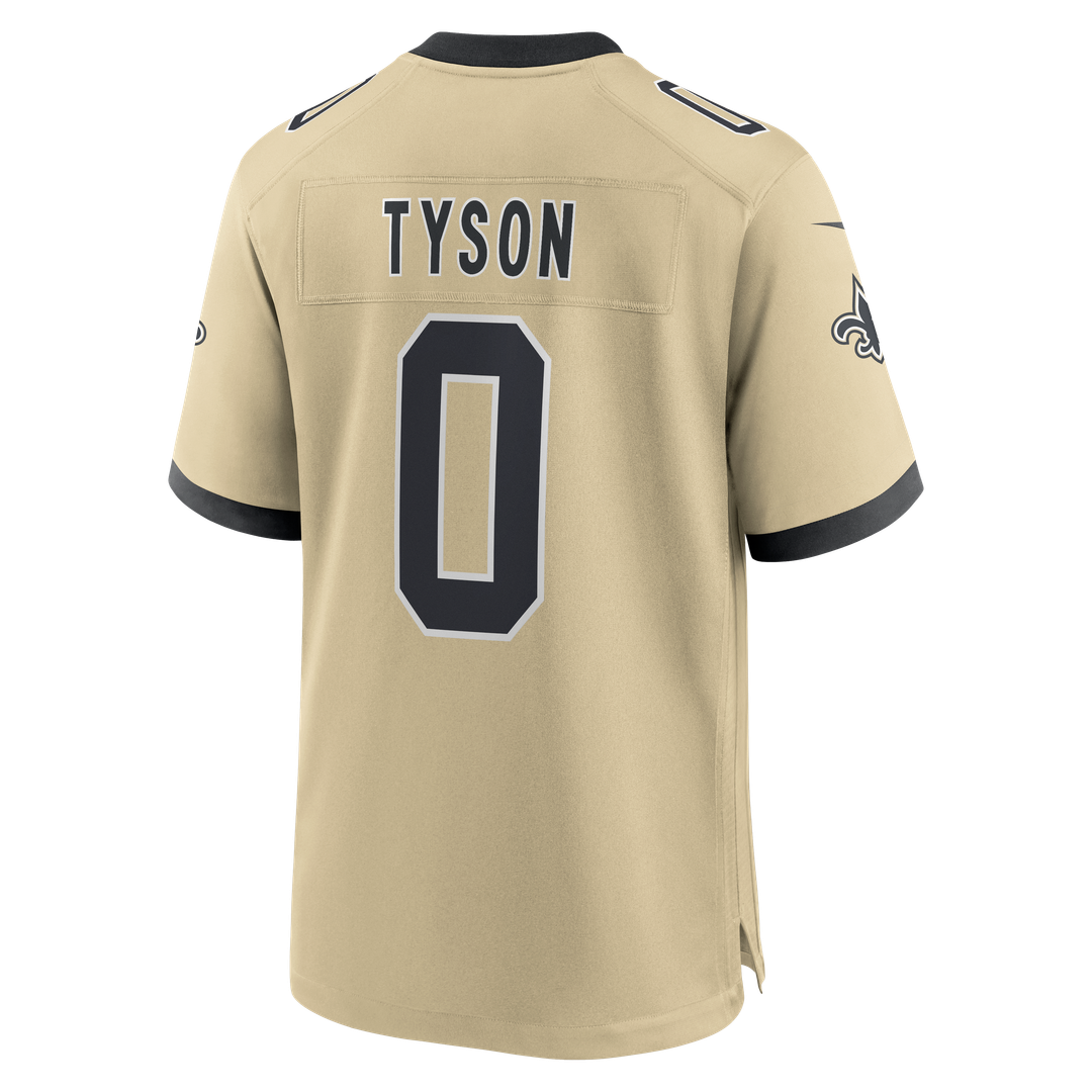 Jordyn Tyson New Orleans Saints Game Jersey - Black