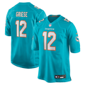 Bob Griese Miami Dolphins Game Jersey - Aqua