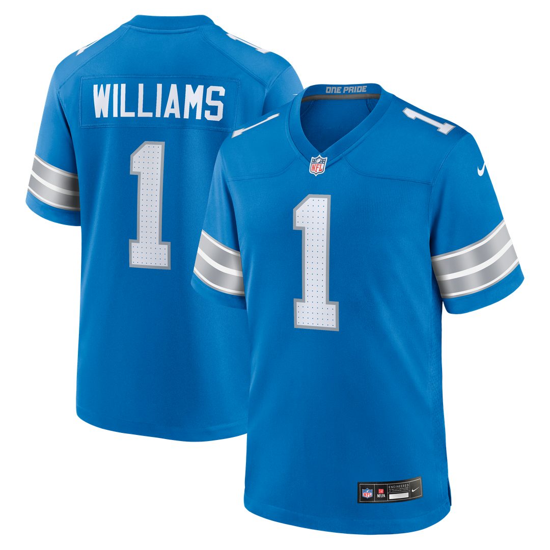 Jameson Williams Detroit Lions Game Jersey - Blue