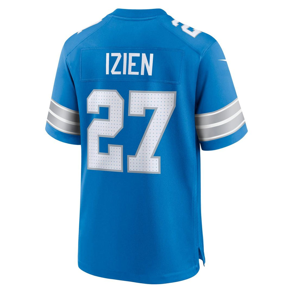 Christian Izien Detroit Lions Game Jersey - Blue