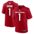Number 1 Groom Arizona Cardinals Game Jersey - Cardinal