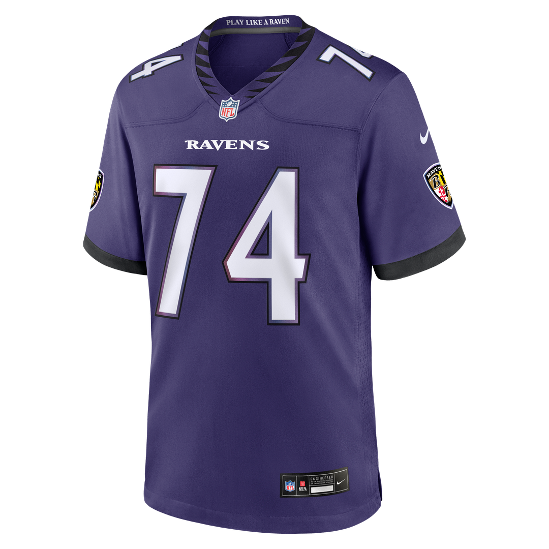 John Simpson Baltimore Ravens Game Jersey - Purple