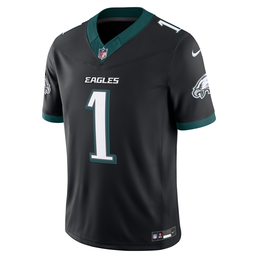 Jalen Hurts Philadelphia Eagles Vapor F.U.S.E. Stitched Limited Jersey - Midnight Green